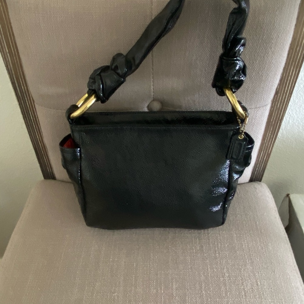 Coach Patent Black Resort Optical Art 42437 Brass